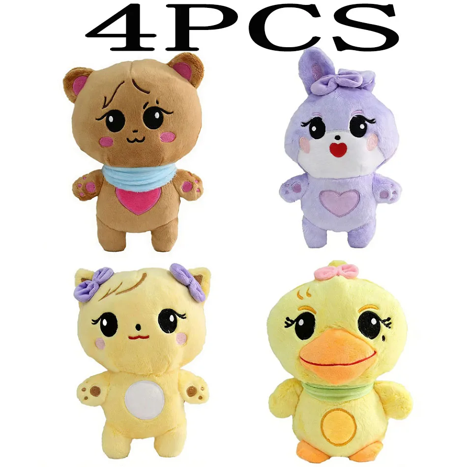 1/10pcs New Pink Plush Doll BORN PINK World Tour Official Plushies Jennie Lisa Rose Jisoo Kawaii Stuffed Animals Fans Gifts