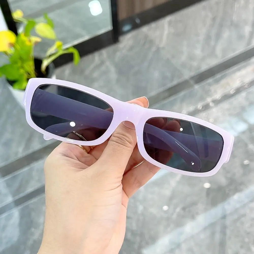 Square Frame Rectangle Sunglasses Trendy Style UV 400 Protection Ladies Eyeglasses Sunglasses for Women for Men & Women