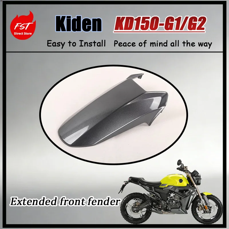 

FOR Streamlined Front Fender Extension KIDEN KD150-G1 G2 Motorcycle Mud Splash Reduction Upgrade Part - Motorcycle Accessories