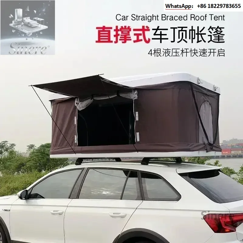 Car roof tent b-ed automatic sunroof entry self-driving to-ur out-door retainer