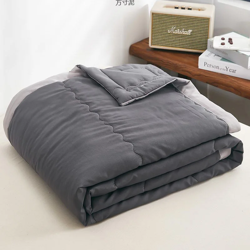 El aire acondicionado de color veraniego está enfriado por edredones de verano, rompe de almuerzo individual y doble, el dormitorio es delgado y se puede lavar