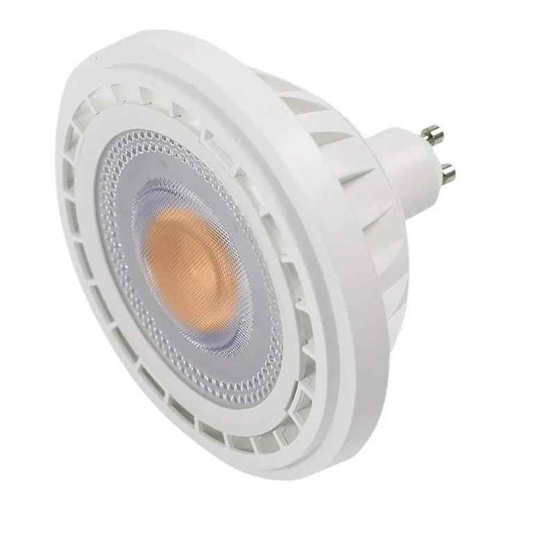 Dimmable G53 GU10 COB LED AR111 lamp 10w 15w QR111 ES111 LED spotlight AC85-265V 2PCS/Lot
