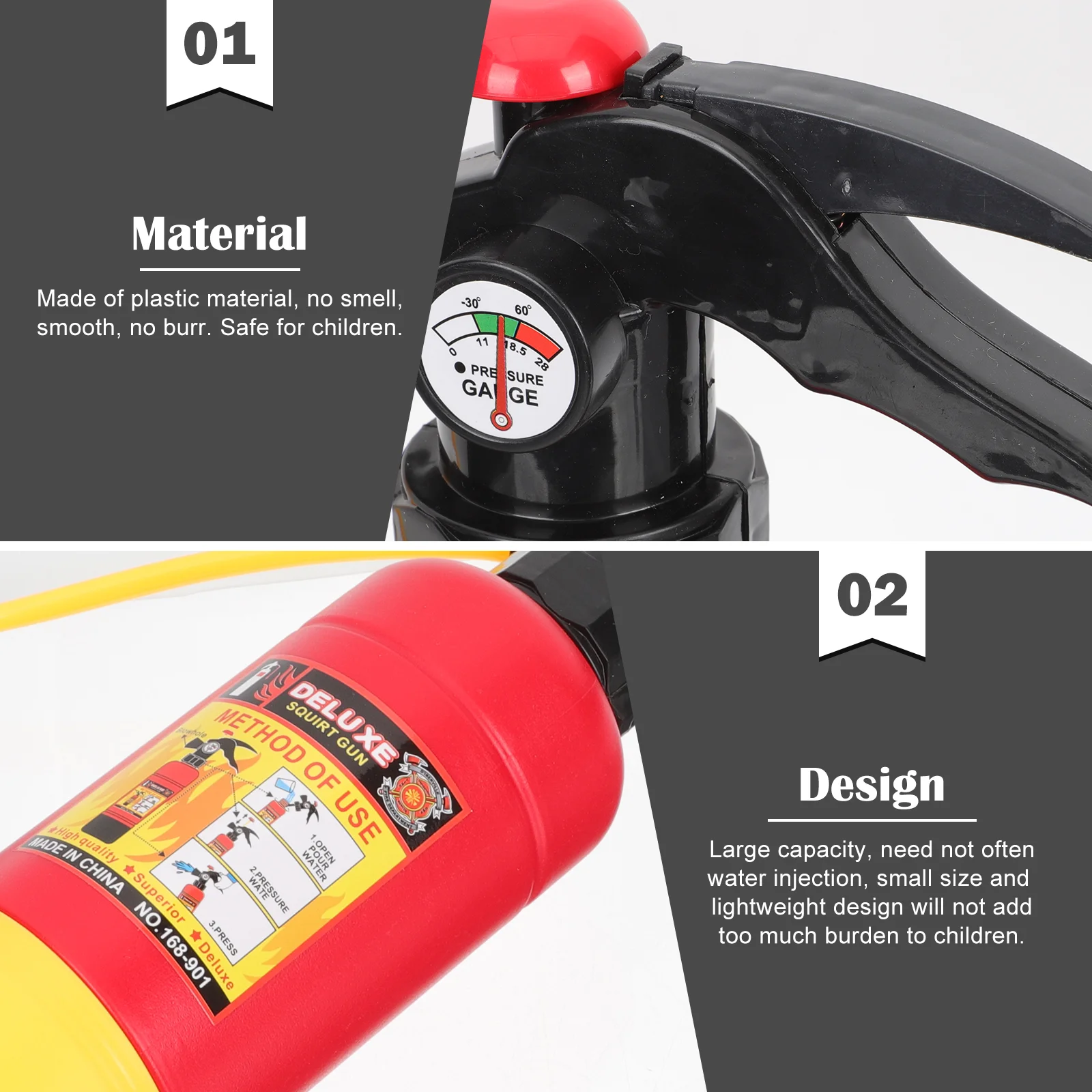 Fire Water Toy Kids Firefighter Playset Toys Backpack Squirt Firefighting Sprinkler Toddler Beach Extinguisher Hose