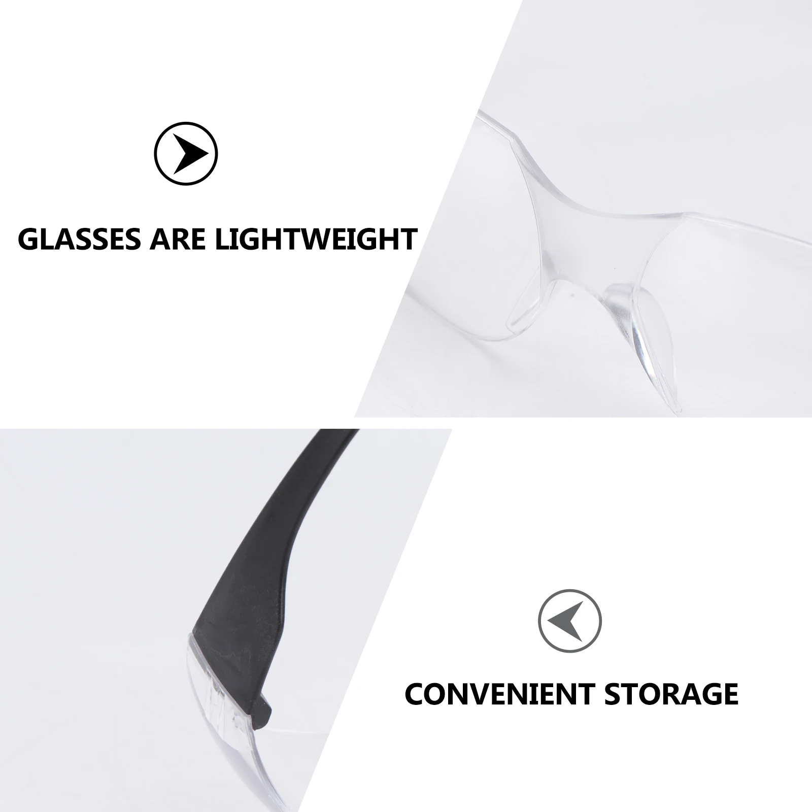 

3 Pairs Windproof Motorcycle Glasses Cycling Eyeglasses for outside Riding Eyewear Outdoor Sports Men and Women