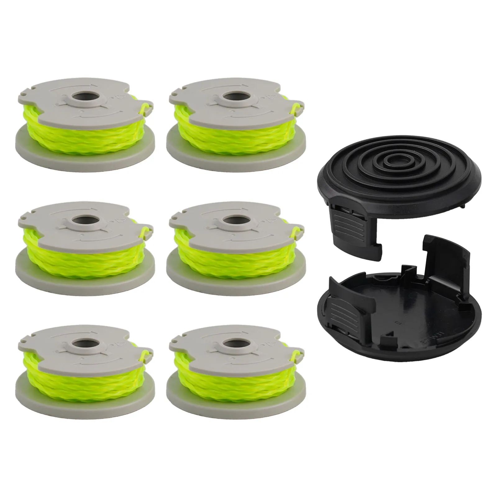 Sustainable Gardening Toolset Features a set of nylon spools crafted specifically for various string trimmer models