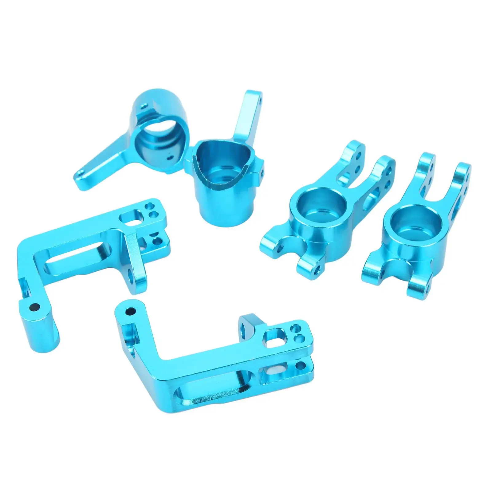 Durable Blue RC Steering Knuckle Hub Carrier Kit for 1 /8 Scale Remote Control Cars