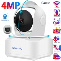 4MP WIFI IP Camera Indoor Smart Home CamHi APP Two-Way Audio 355 Degree Rotation Pan Tilt Wireless CCTV Camera With RJ45 Port