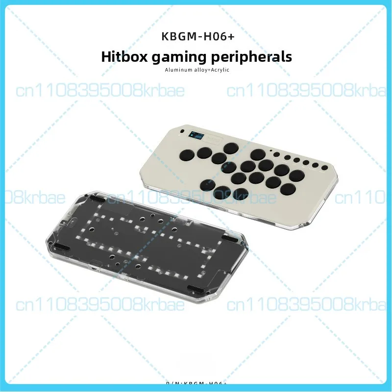 Alloy DOIO KBGM-H06+ Hitbox Keyboard Wireless Mechanical Switch Arcade Keypad For PS5 Switch Steam NS2 Gaming