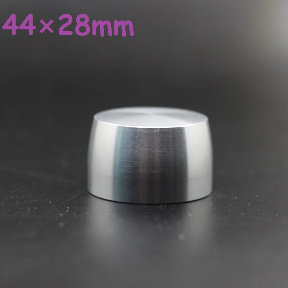 Anodized Aluminum Knobs 44mm DIY Amplifier Enclosure Handle DAC Power Switch Curved ARC