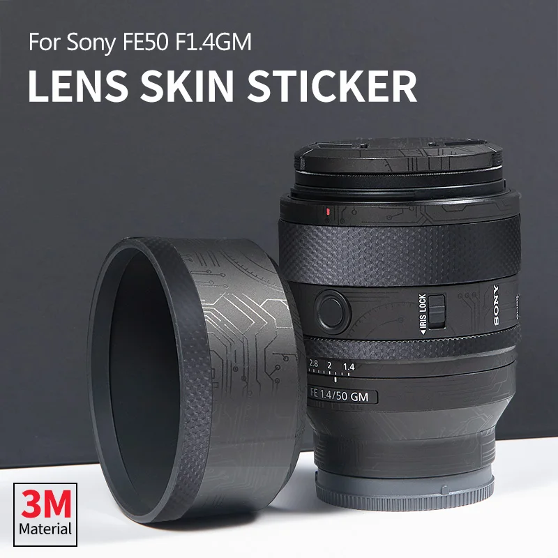 For Sony Camera Lens Stickers FE50mm F1.4GM Lens Skin ornament 3M material protective film