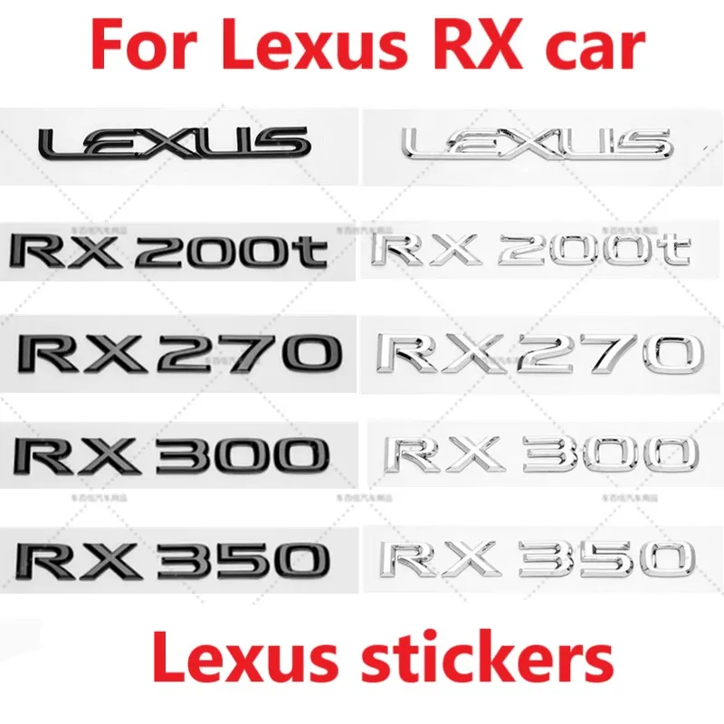 

Front or Side or Rear Trunk Badge ABS Sticker For Lexus F SPORT RS RS200 RS200t RS270 RS300 RS350 badge stickers