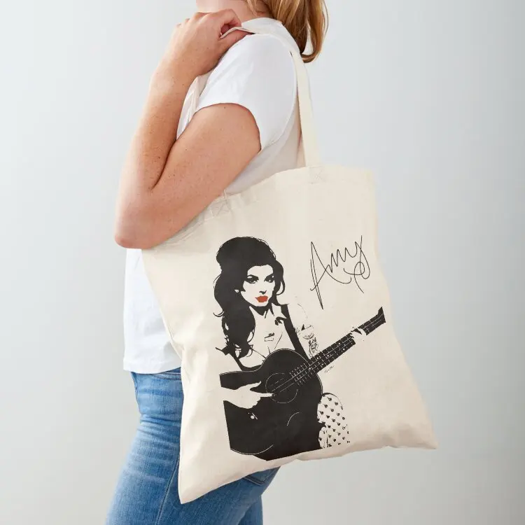 

Amy Winehouse signature Tote Bag canvas tote bags Canvas shopper bags for women canvas tote bag