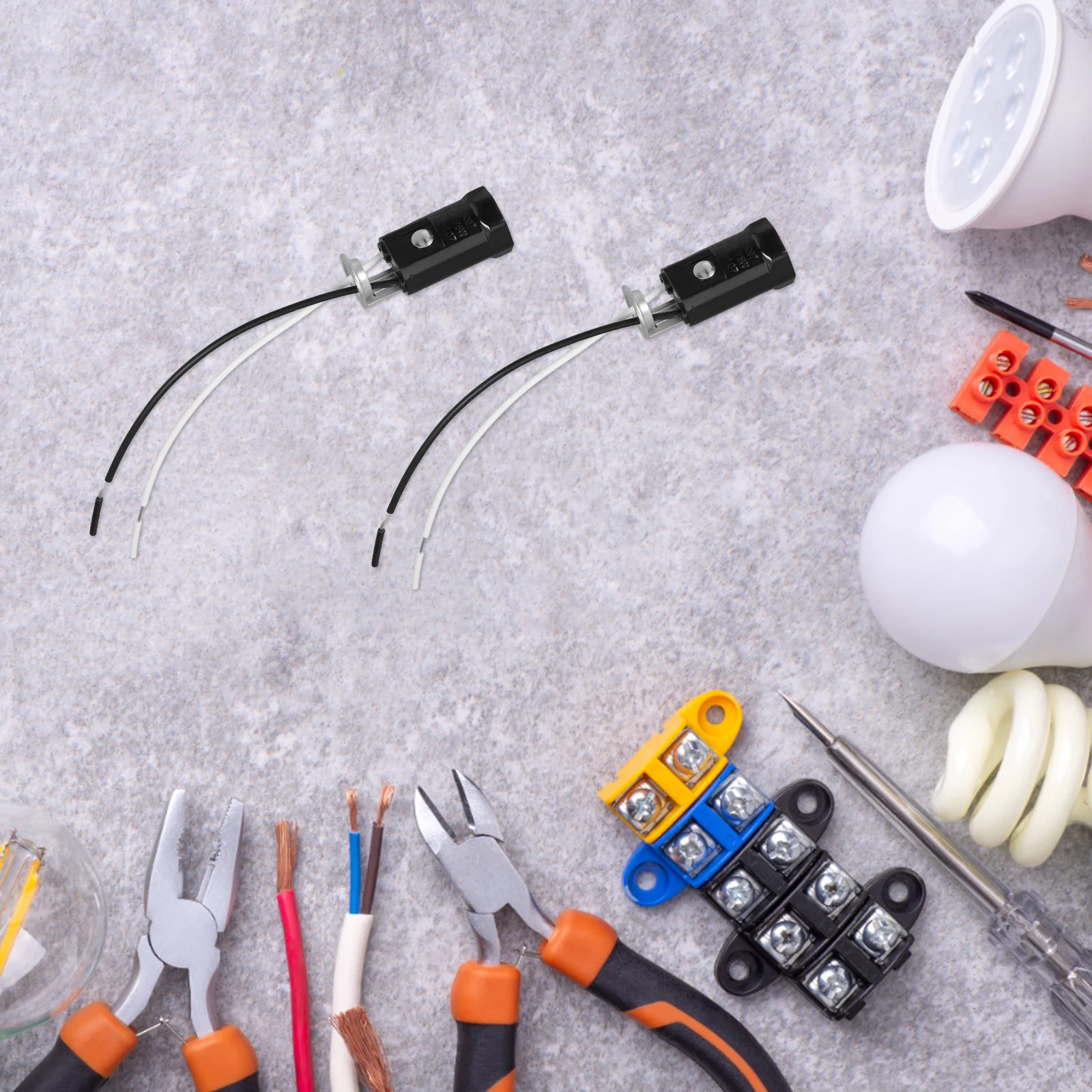 

5Pcs E12 Lamp Holder Plug in Ceramic Socket Ch Fixtures Light Bulb Vintage Adapter Table Wall Lamps Safe