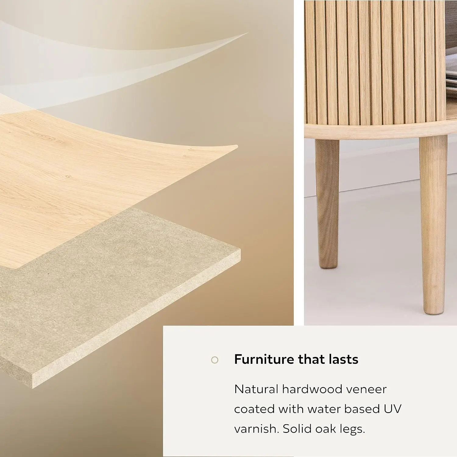 خزانة تخزين جانبية مقاس 55 بوصة مع أبواب ورفوف - خزانة تخزين Credenza للمكتب، وخزانة تخزين غرفة النوم، والقاعة