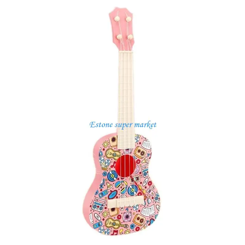 090B Baby Musical Ukulele Toy Colorful Musical Toy Exercise Baby Guitar Toy