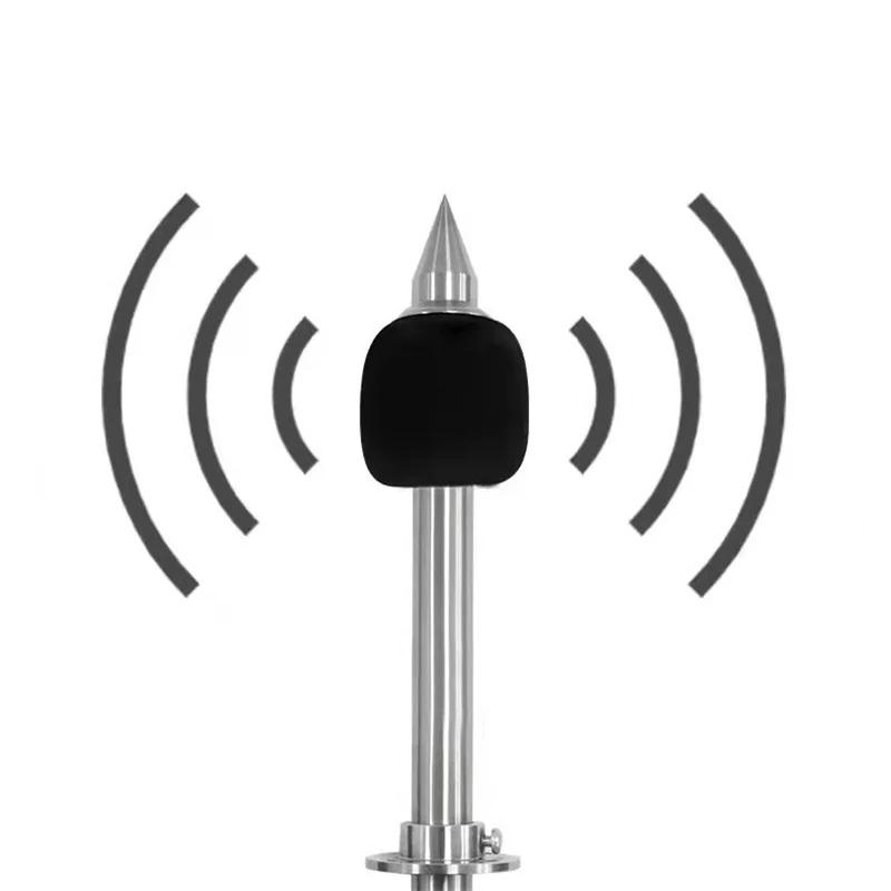 High Sensitivity Noise Sensor Microphone Type Sound Detector with LED Volume Indicator for Home Security And Audio Recording