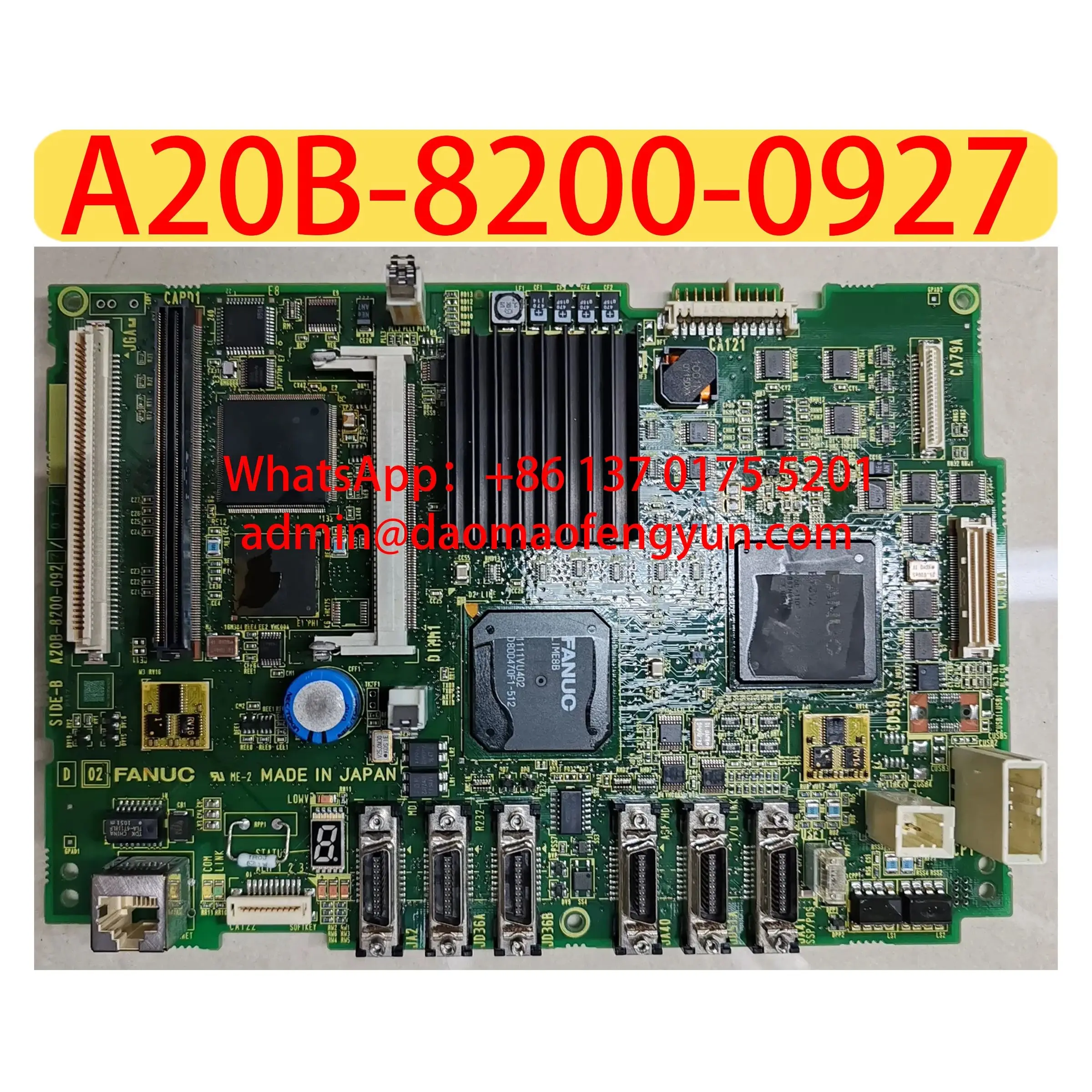 

A20B-8200-0927 Б/у системная материнская плата, проверена, исправна, быстрая доставка.