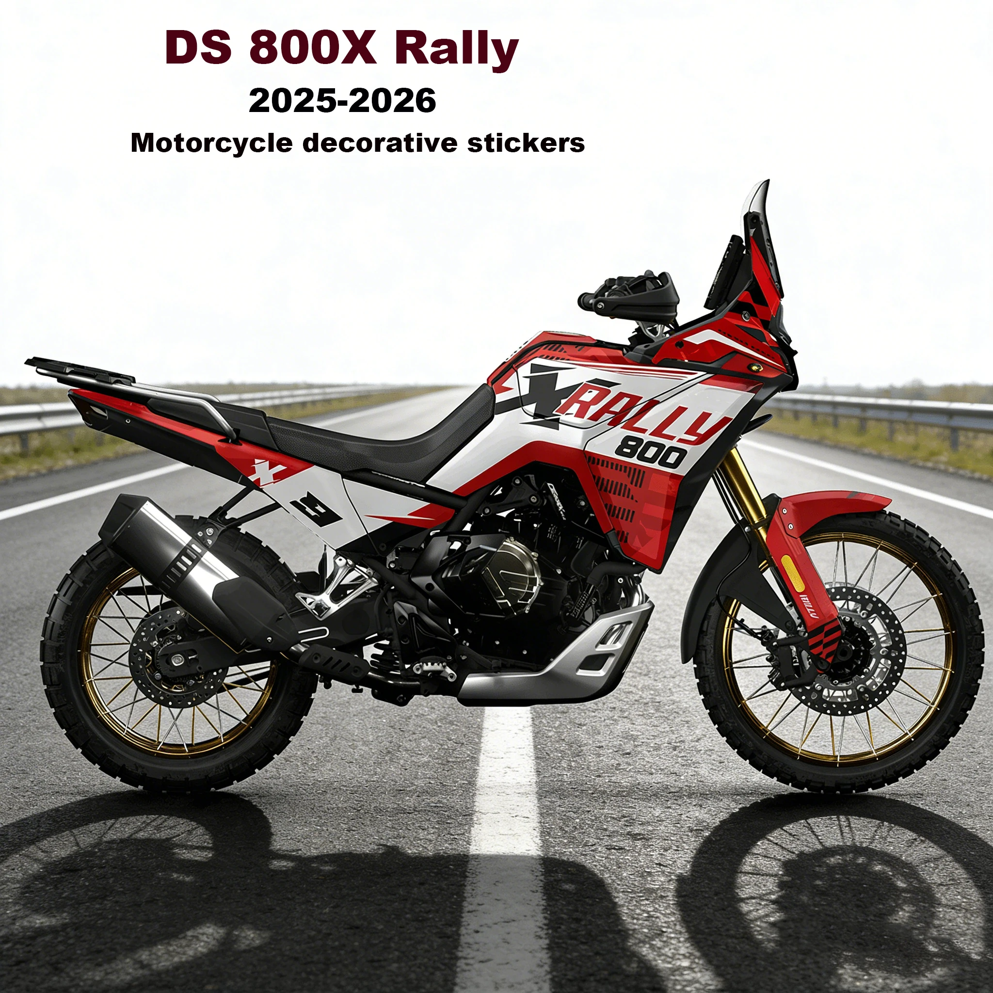 

DS 800X Rally Sticker Full car sticker Decal For Voge DS 800X Rally 2025-2026 Decorative sticker Complete set of Decal Protectio
