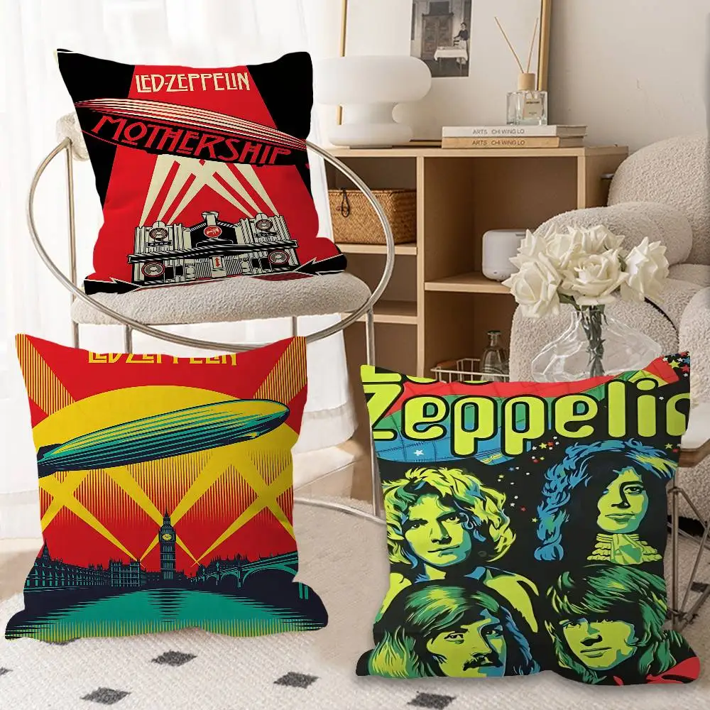 

Famous Band L-ledS Z-zeppelin 45*45cm Cushion Cover Pillow Cover Decor Pillowcase Home Pillowcase for Couch Pillow
