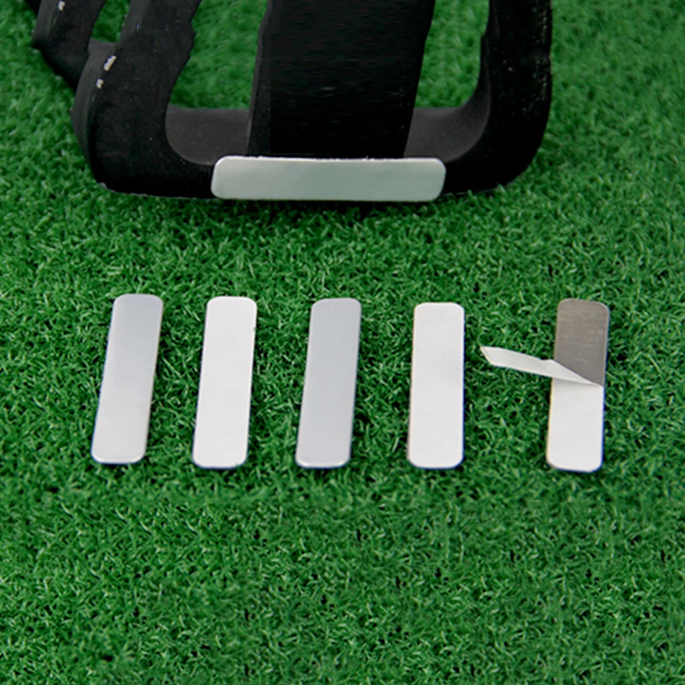 

10pcs Self-Adhesive Lead Tapes Add Weight Professional Club Lead Tape Strips Accessories Golfer Training Aids Supplies