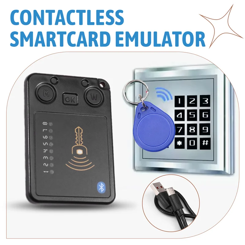 

ABKN-8 Slots Contactless Smartcard Emulator 73X 50Mm Smartcard Emulator Kit For RFID System Emulator