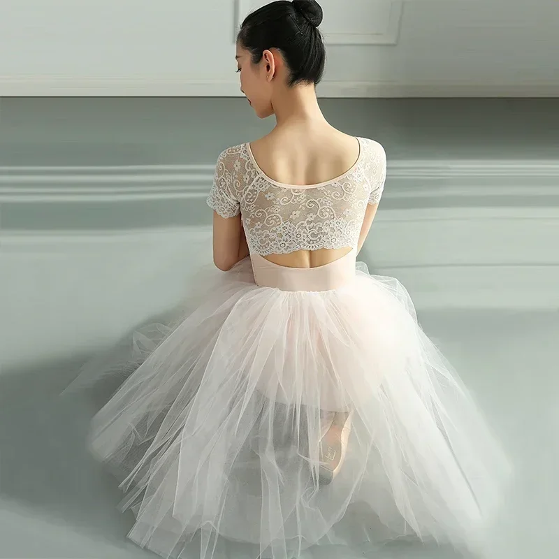 Body de encaje sexy para mujer, mono, top, leotardo de ballet, traje de baño para adultos, para bailarinas, leotardos clásicos de balet