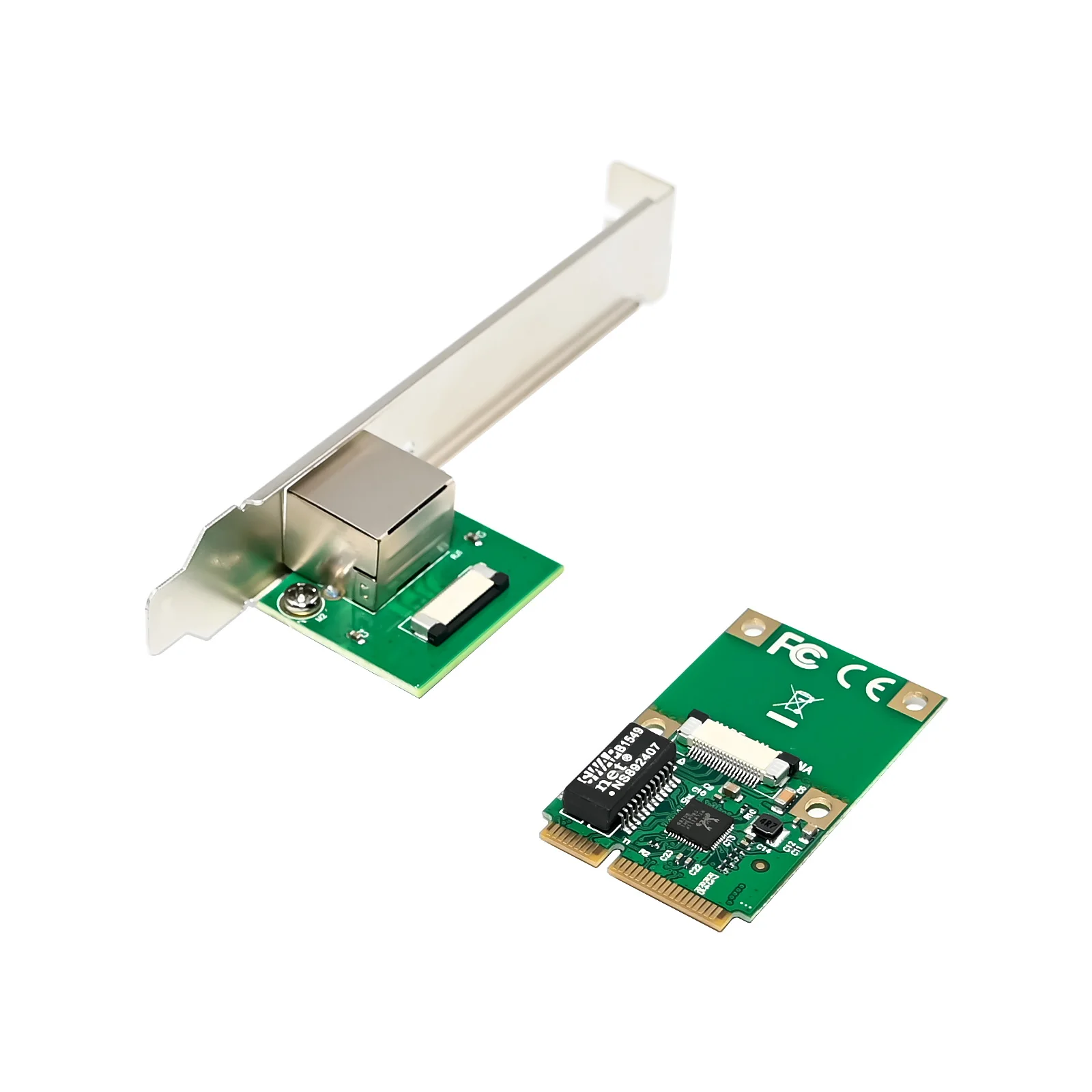 SUNWEIT ST7417 Mini PCIe 1G Ethernet NIC Internal Copper Network Interface Card REALTEK RTL8111F Chipset Wired for Server Stock