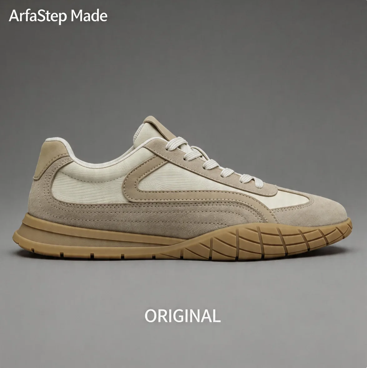 

AS Summer Trendy Retro Men's Casual Sneakers Versatile Comfortable Patchwork Training Shoes Round Toe Lace-Up Flats Sports Shoes