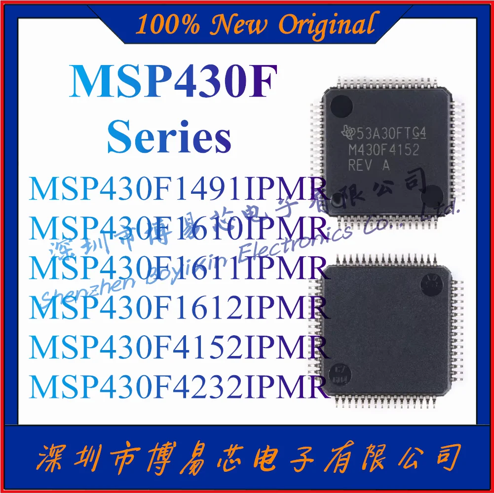 

NEW MSP430F1491IPMR MSP430F1610IPMR MSP430F1611IPMR MSP430F1612IPMR MSP430F4152IPMR MSP430F4232IPMR.