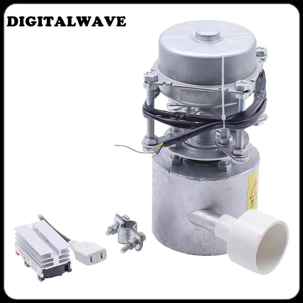 Aluminum Alloy 500W 1000W Turbine Hydroelectric Generator 220 V 50 Hz Without Mounting Base Sliver 150*115mm