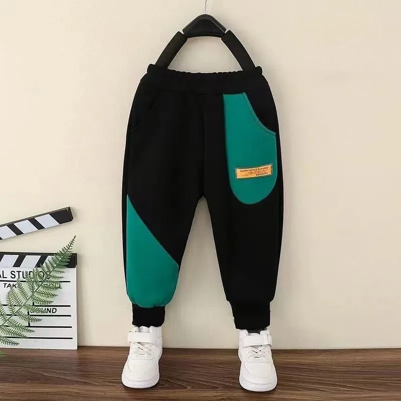 Boys Clothes Fleece Warm Hoodies Trousers Sets 7 8 9 10  Year