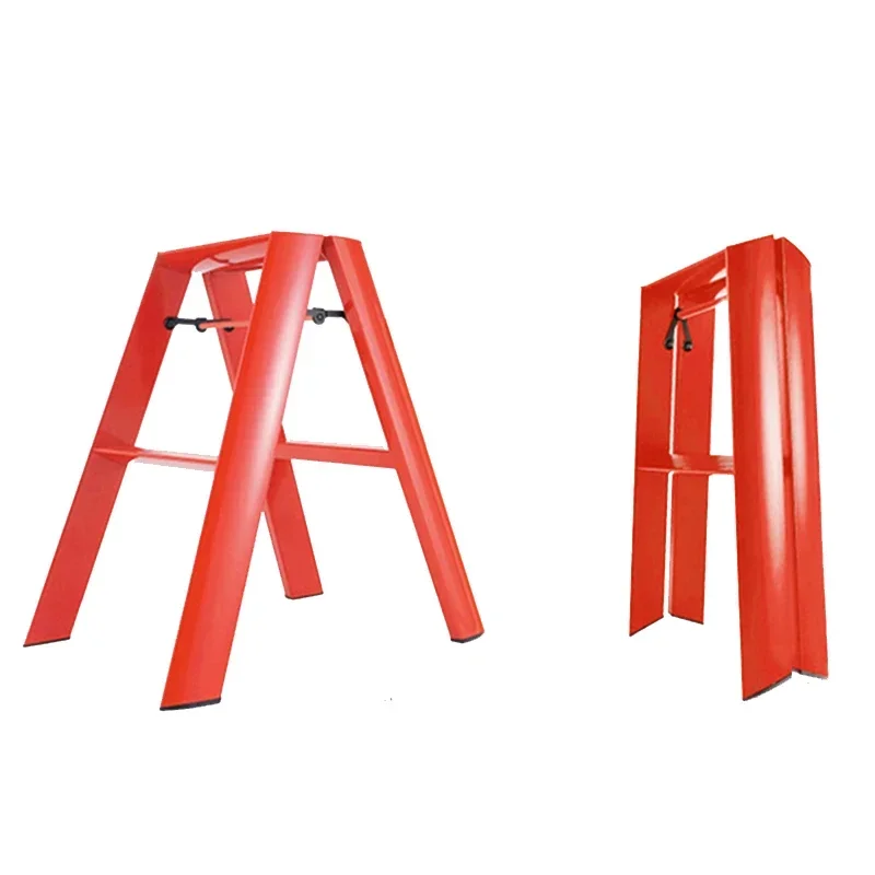 Portable Step Ladders Aluminum Alloy Folding Step Stools Small Foldable Herringbone Ladder Multifunctional Home Furnitures