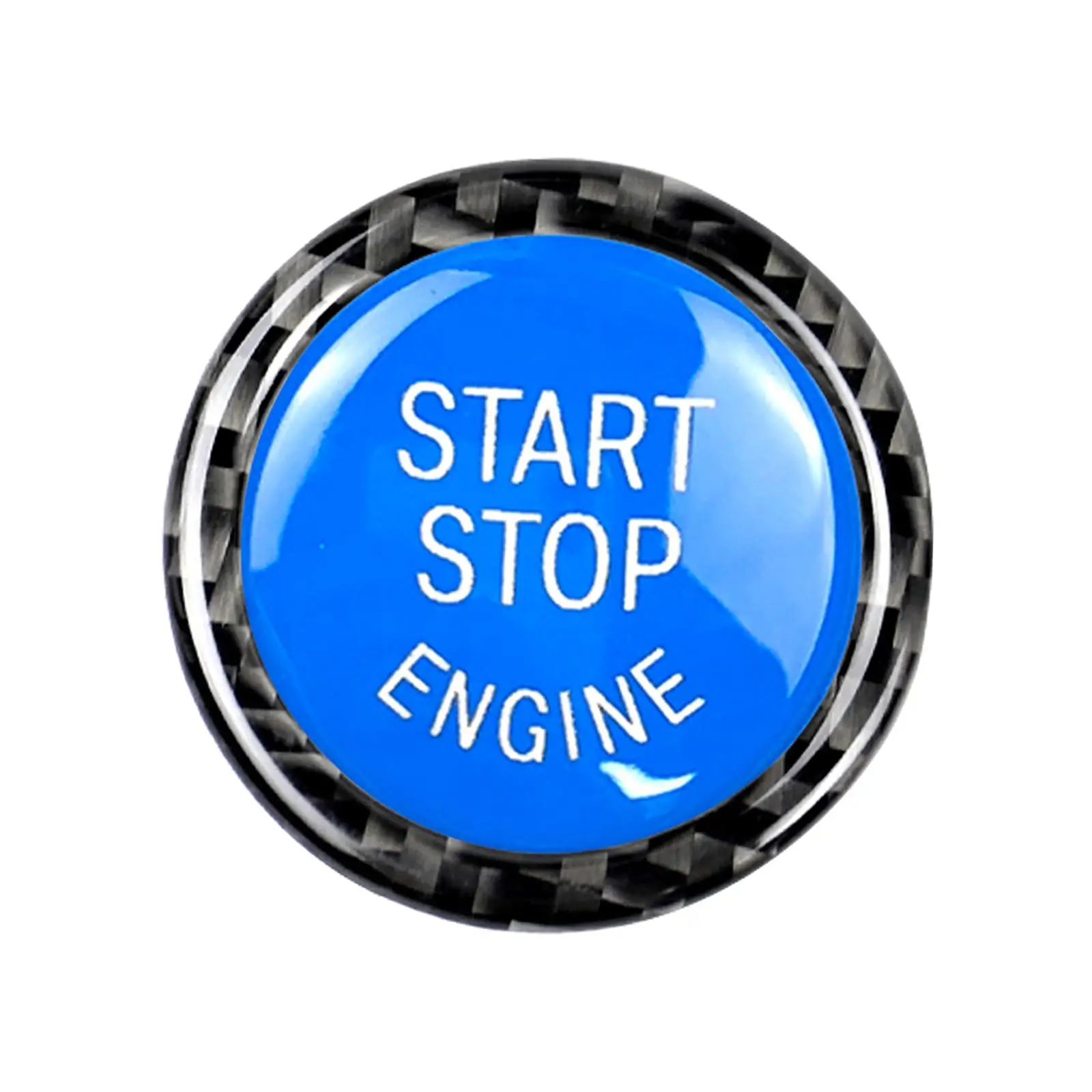 

Auto Start Stop Button Cover Carbon Fiber Anti Scratch ABS Protector Rings for E90 E92 E93 320i Z4 E89