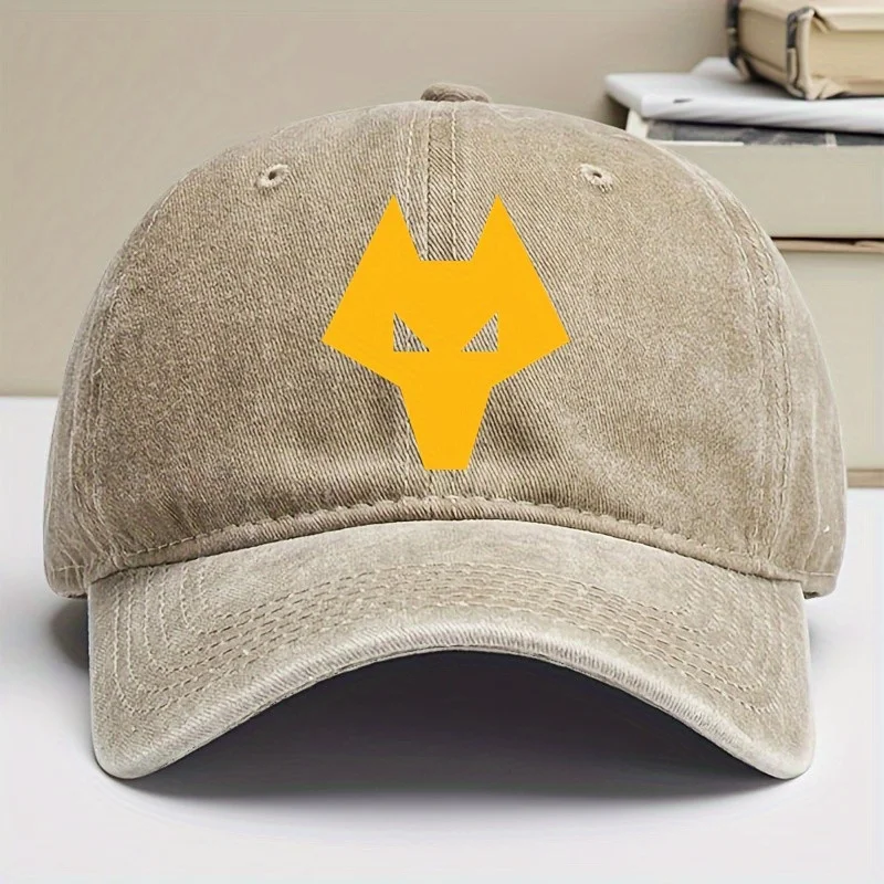 Vintage Wolves - قبعة بيسبول Wolverhampton Soccer العصرية للرجال والنساء متوافقة مع الصيد والسفر في الهواء الطلق
