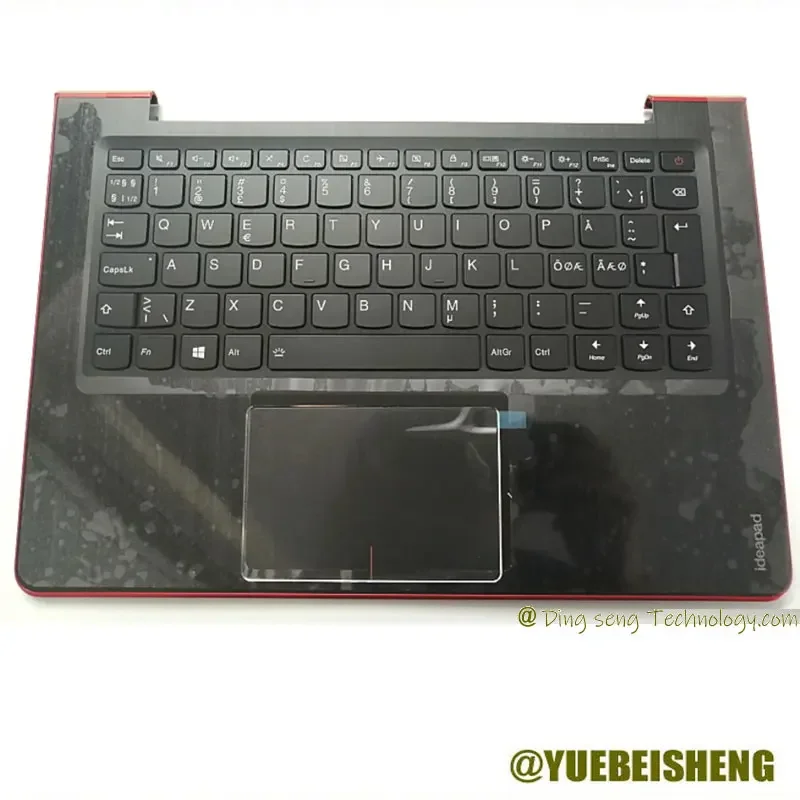 

New For Lenovo Ideapad 510S-13 510S-13IKB 510S-13ISK 310S-13 310S-13isk EUR keyboard upper cover Touchpad,5CB0L45437