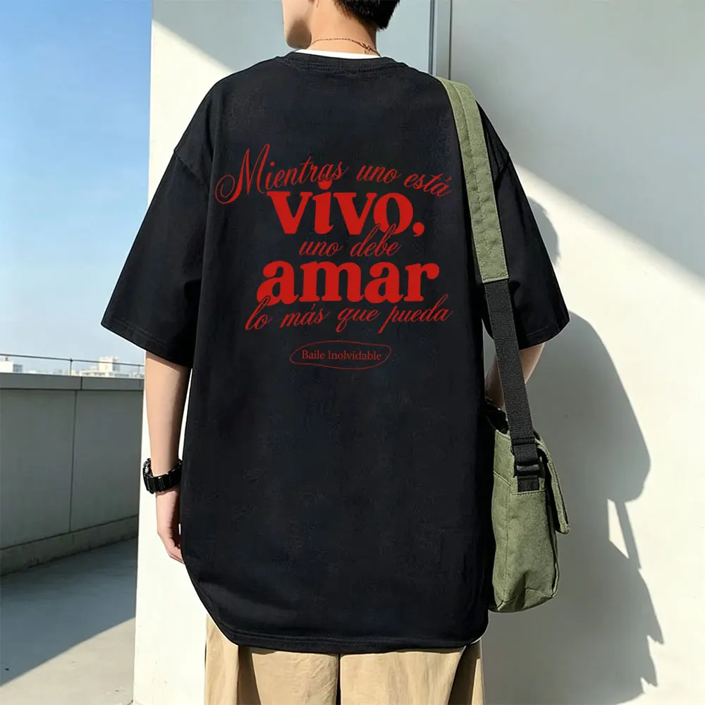 

Rapper Bad Bunny T-shirt Debi Tirar Mas Fotos DTMF World Tour T Shirts Men Women Hip Hop Fashion Streetwear Male Vintage Tshirt