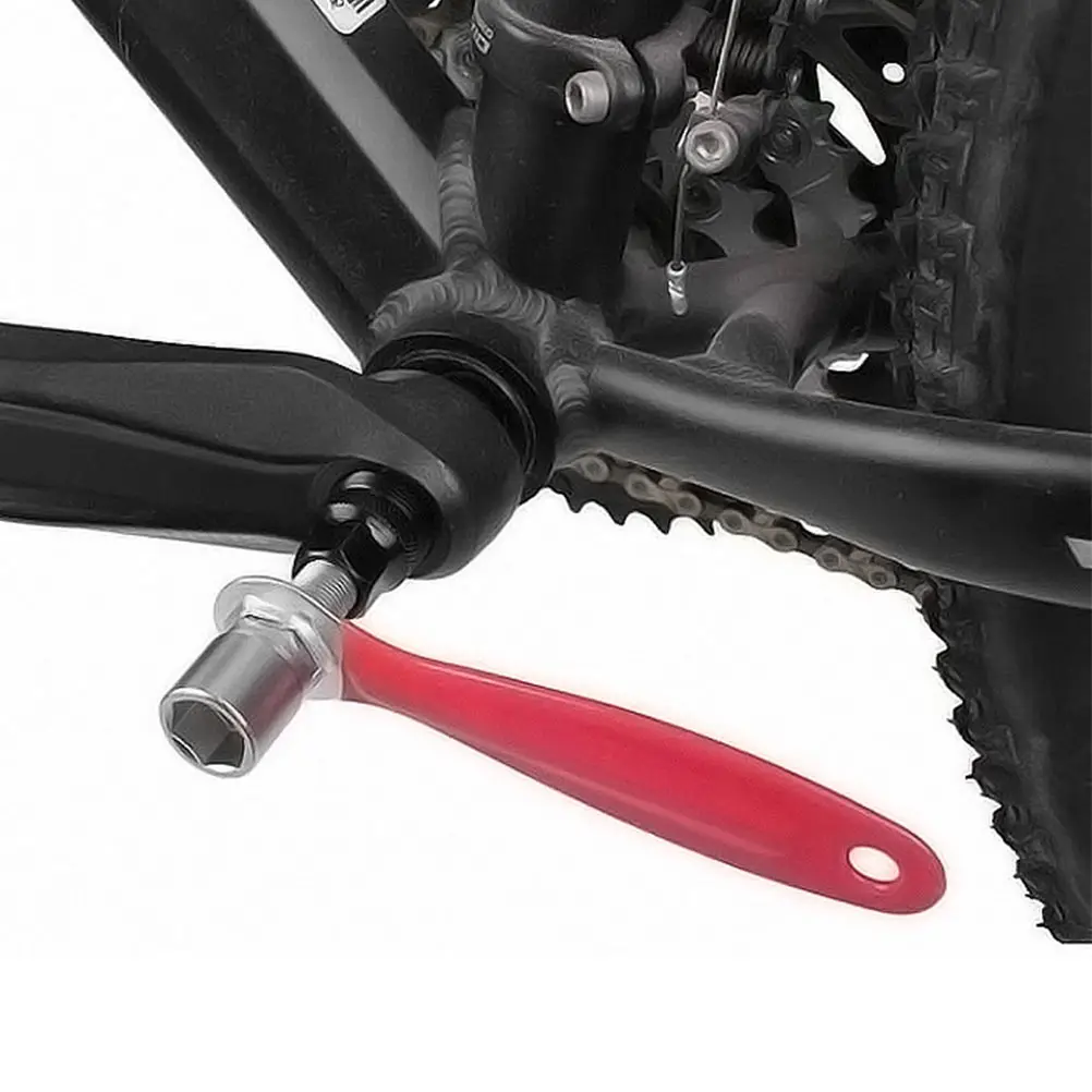 

1 Set Crankset Puller Carbon Steel High Hardness Crank Arm Remover Wear Resistant Durable Non-Slip Handle Bottom Bracket Tool
