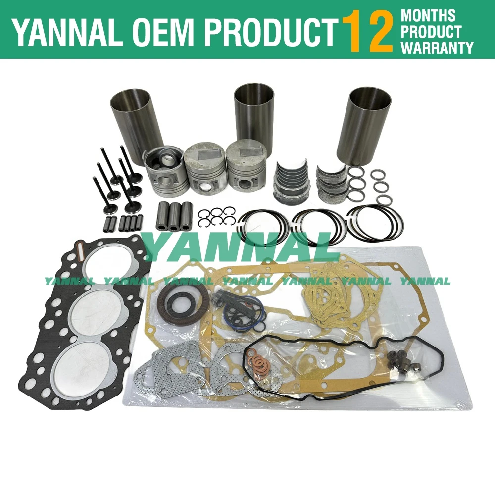 

Новый комплект для капитального ремонта S3Q S3Q2 для дизельного двигателя Mitsubishi, запасные части 32C17-15100, погрузчик 901B