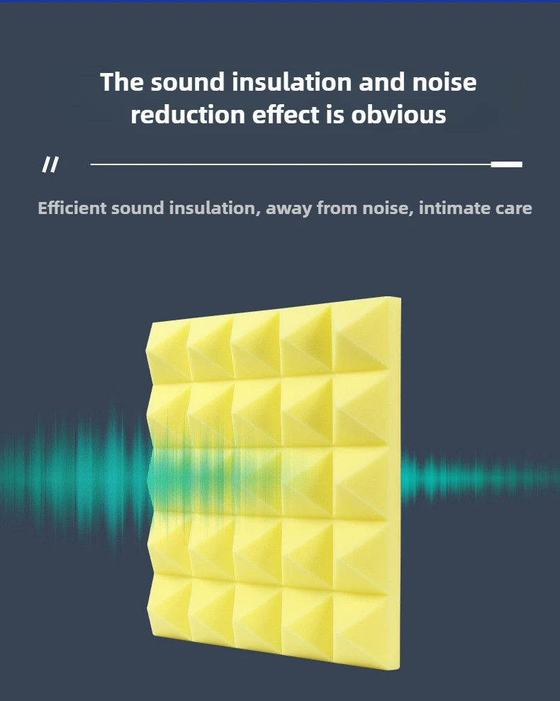 12 шт. 25x25x5 см самоклеящиеся звукоизоляционные панели акустическая пенопластовая пирамидальная плитка для стен спальня домашнее шумоподавление для навеса