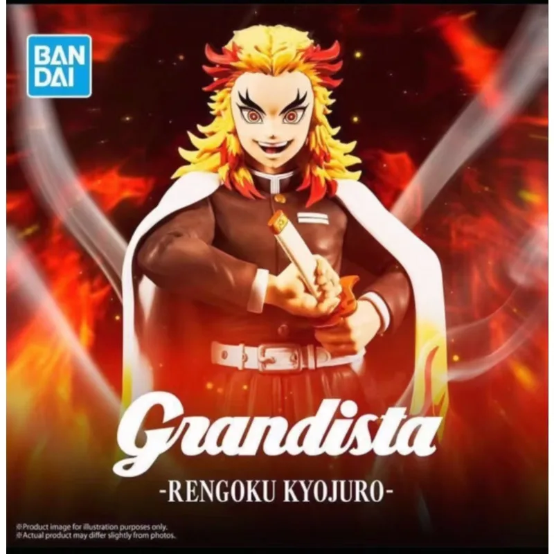 

В наличии! Оригинальная фигурка BANDAI Demon Slayer Grandista RENGOKU KYOJURO из ПВХ-аниме, Коллекционная модель, подарочная игрушка