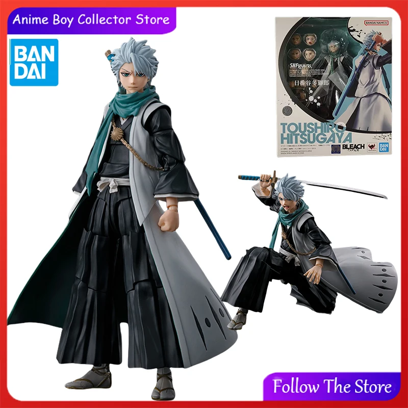 Bandai S.H.Figuarts Model Kit Toushirou Hitsugaya Action Figure BLEACH Amine Figures Collectible Model Gifts for Boys Toys