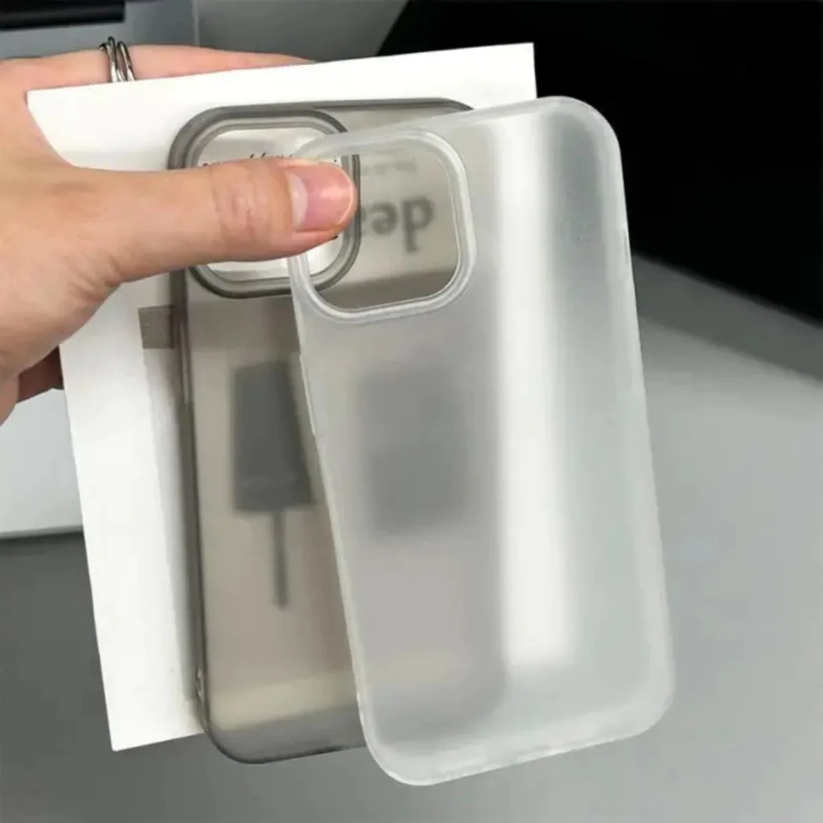 Transparent Soft Silicone Matte Phone Case For iPhone 17 Pro Max 16 18 ProMax 13 11 15 14 12 17 Air Shockproof Funda Cover Coque