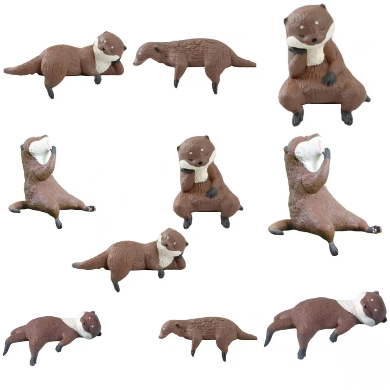 

Cute Looking Otter Baby Ornament By Gacha Resting on The Edge in The Afternoon model