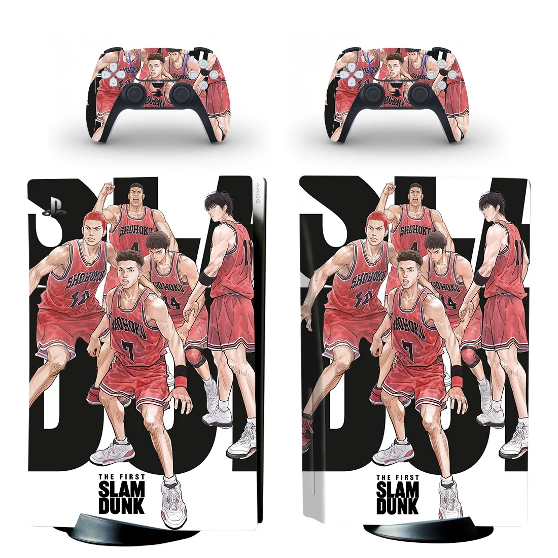 

The First Slam Dunk PS5 Disc Skin Sticker Decal Cover for Console and 2 Controllers PS5 Disk Skin Sticker Vinyl