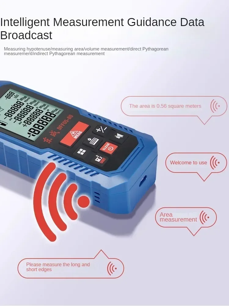 Eastinto Handheld Laser Rangefinder Infrared Electronic Measuring Tool