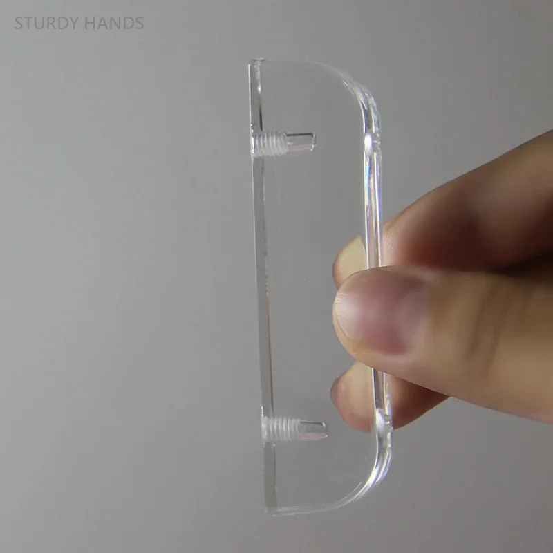 2PC acrylic handle, organic glass transparent handle,storage cabinet drawer, transparent crystal handle Furniture Handle & Knob