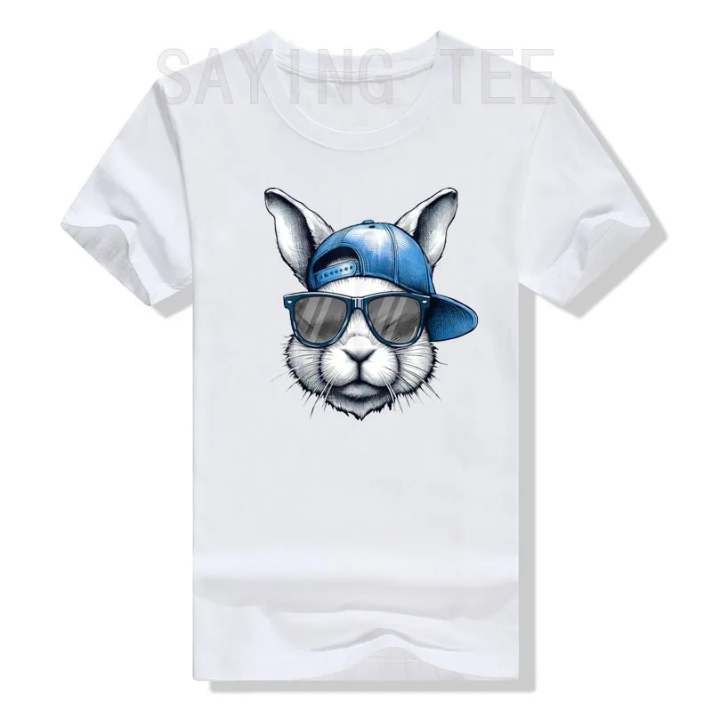 

Cool Bunny Face Happy Easter Shirts for Boys Men Kids T-Shirt Bunnies Lovers Graphic Tee Tops Short Sleeve Blouses Novelty Gifts