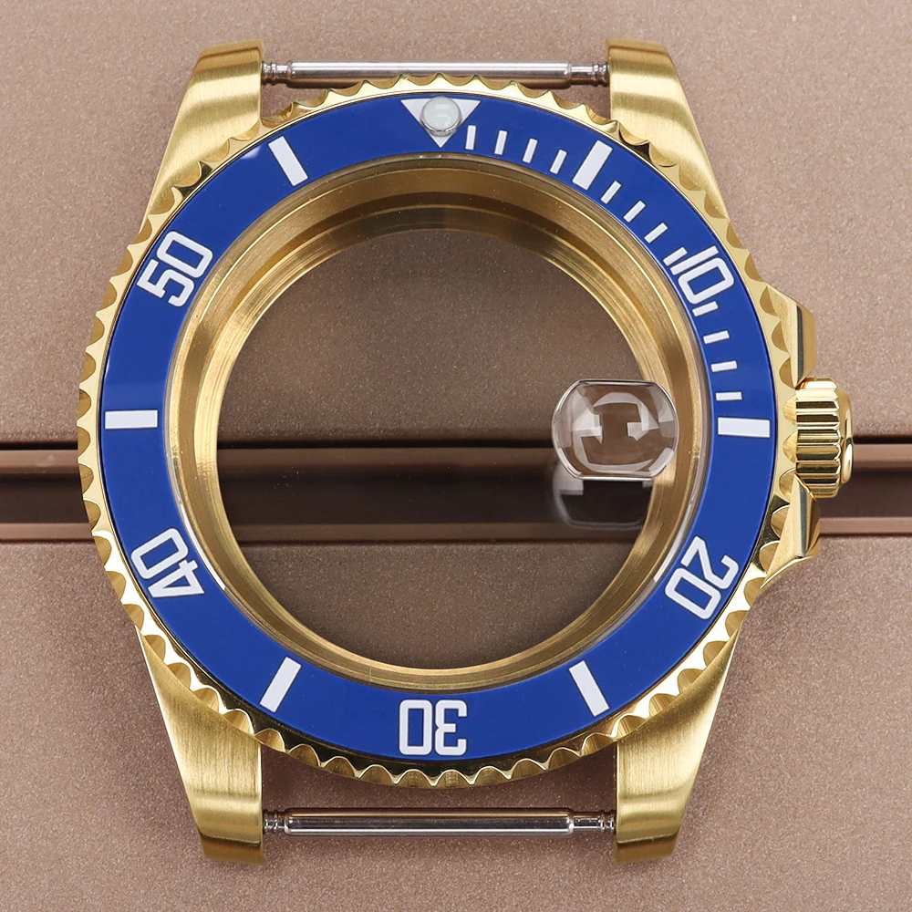 

NH35 40mm Hight Quality Watch Case Top Waterproof Sapphire For SUB Seiko NH35 NH36 NH38 NH34 Miyota8215 ETA2824 Movt Watch Parts