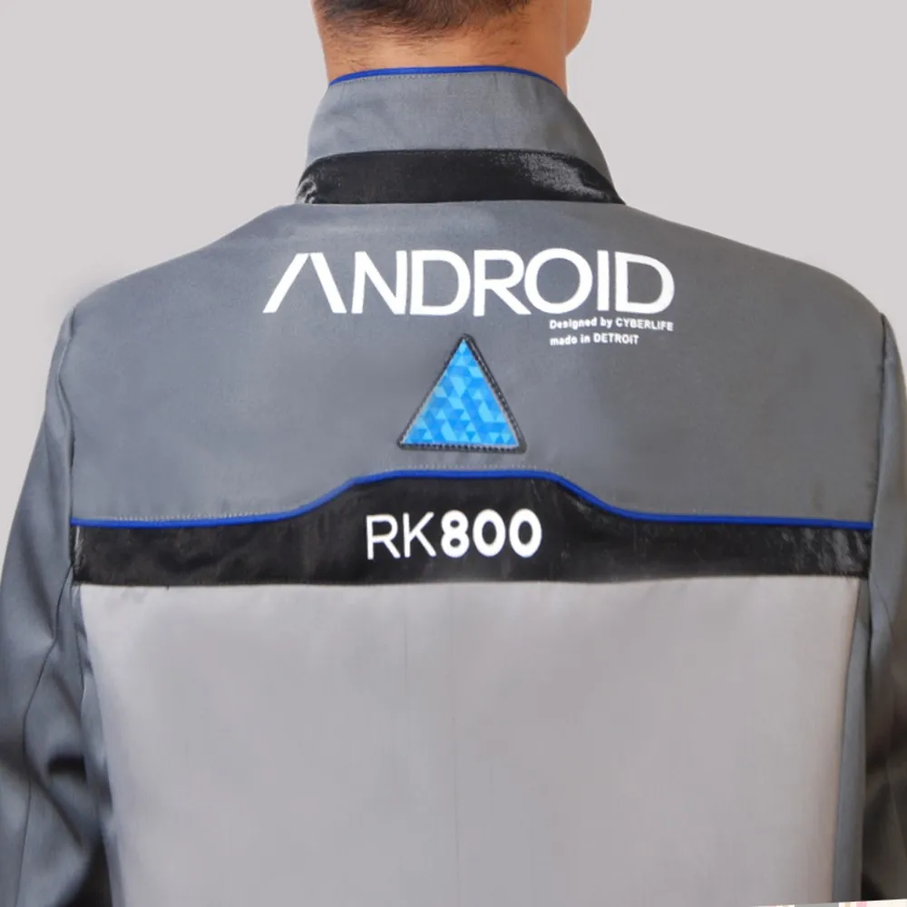 Traje de Cosplay del juego Detroit: Become Human Connor RK800, traje de uniforme de agente, chaquetas, abrigos