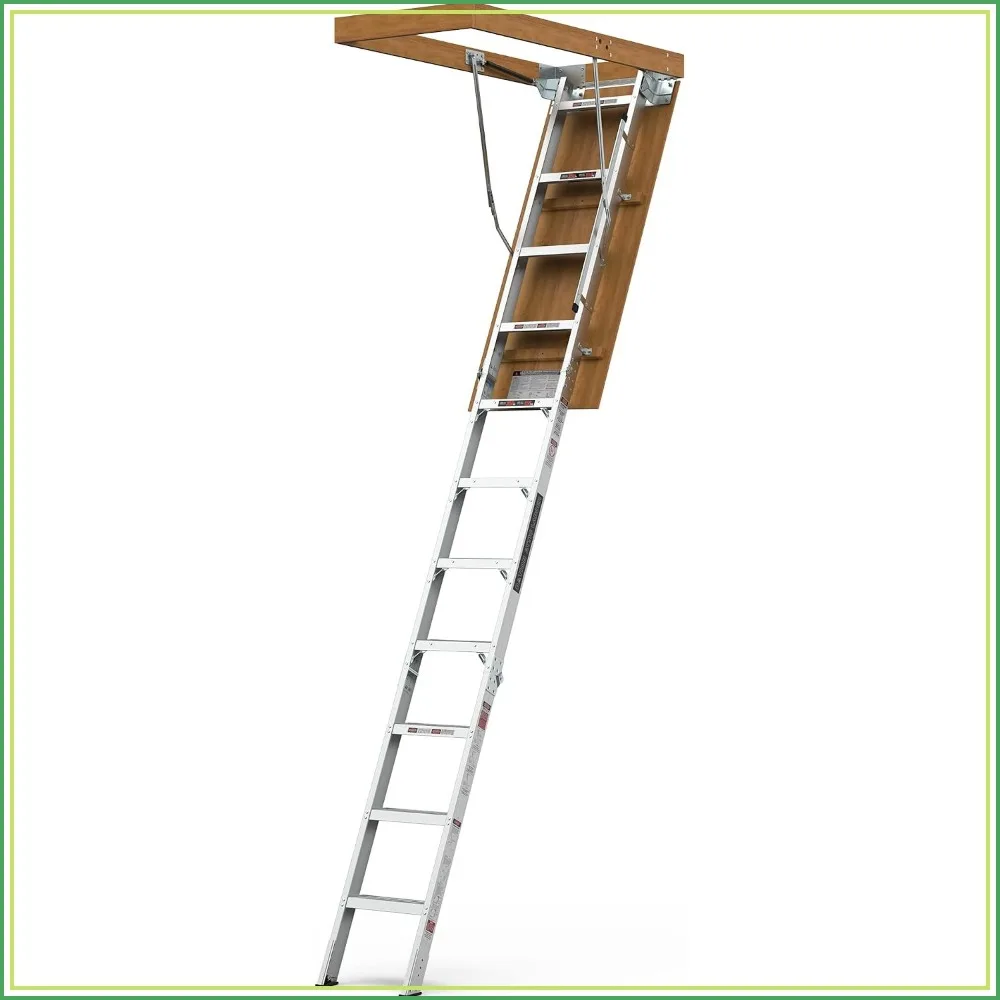 Aluminum Attic Ladder Pull Down System for 7'8